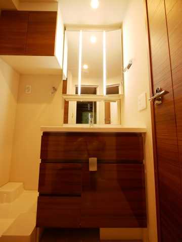 洗面設備　グランカーサ本駒込の洗面所