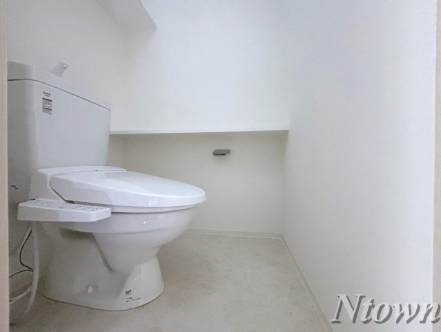 トイレ　ゆったりとした空間のトイレです