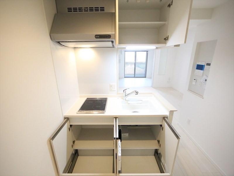 キッチン　システムキッチン（ＩＨ2口コンロ付）カウンターキッチン