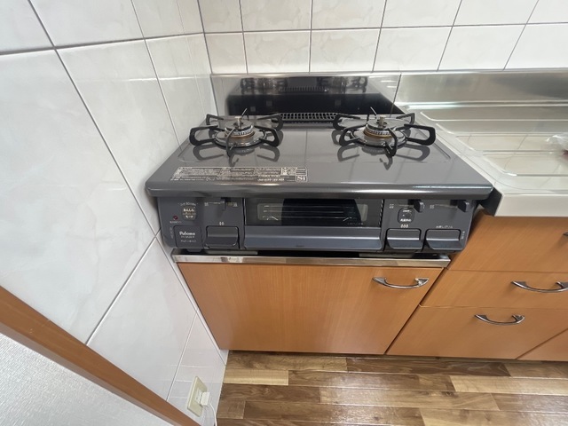 その他設備　2口グリル付ガスコンロ