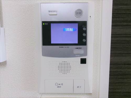 セキュリティ　カラーモニタ付きドアホン
