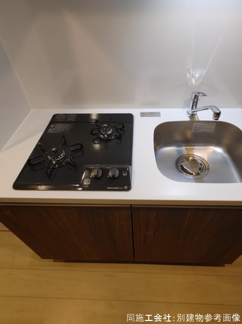 キッチン　自炊をされる方に嬉しい2口コンロ♪