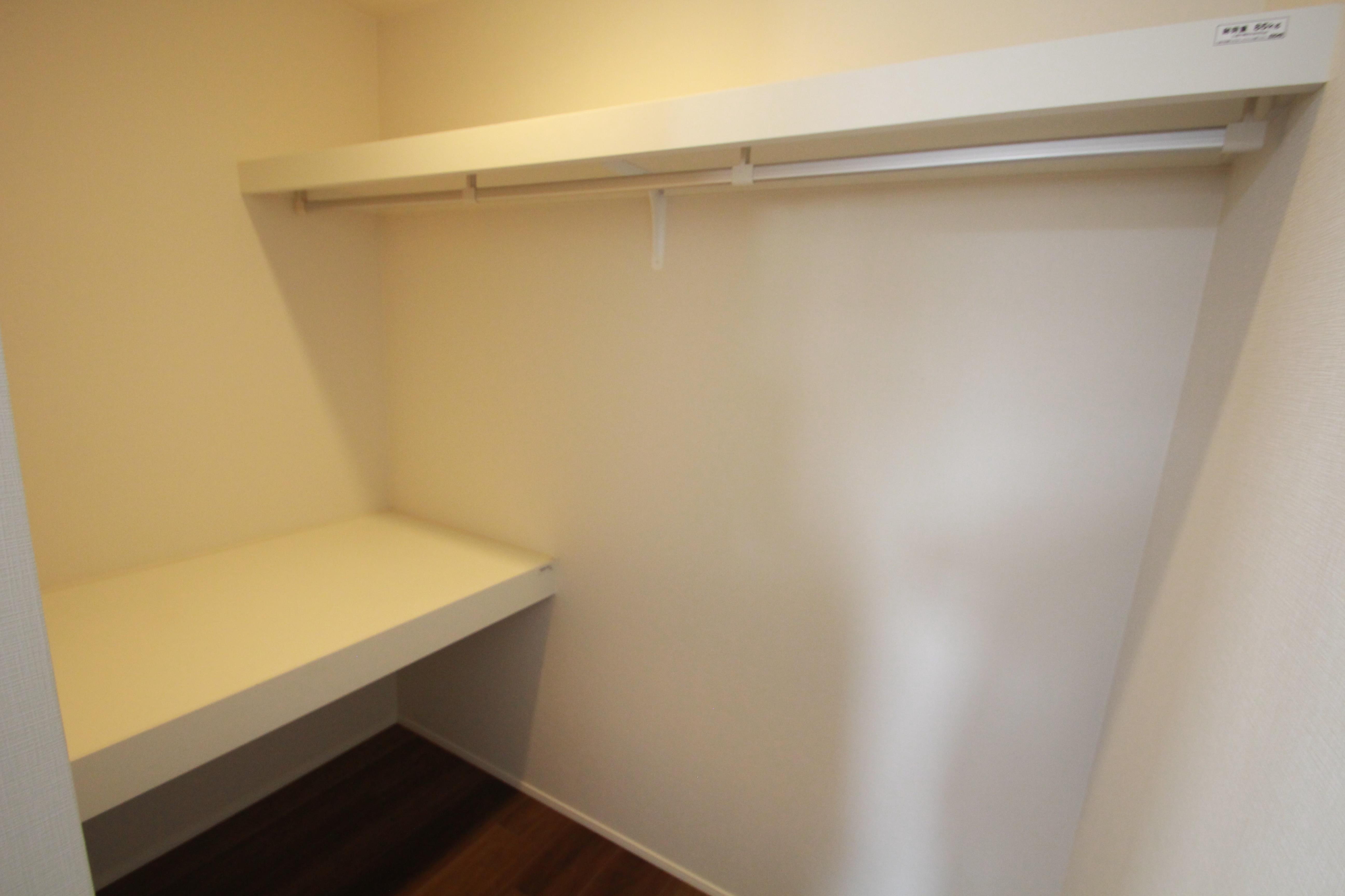 収納　ウォークインクローゼットです！
