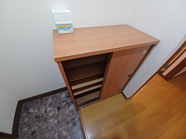 収納　たっぷりとした収納スペースです