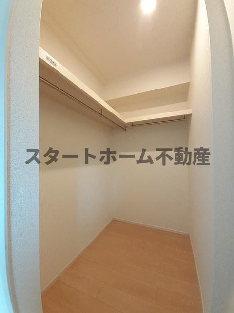 収納　大きなスペースがあり、収納には困りません