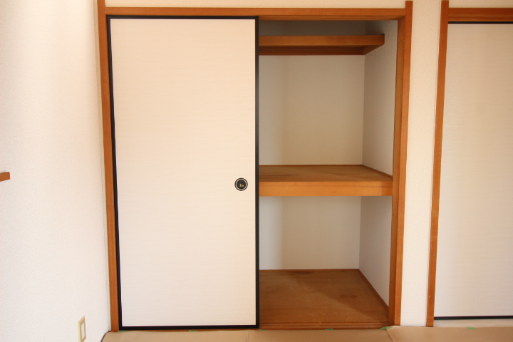 収納　たっぷりとした収納スペースです