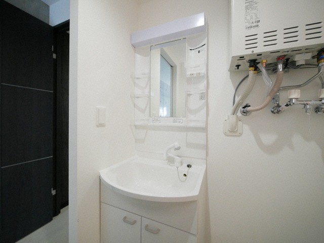洗面設備　シャワー付きです♪
