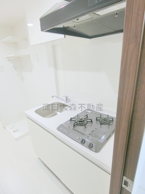 キッチン　2口ガスシステムキッチン