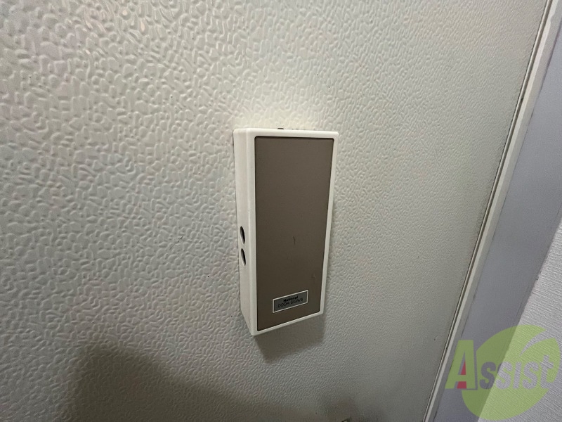 セキュリティ　来客時にはこちらのチャイムが鳴りますよ。