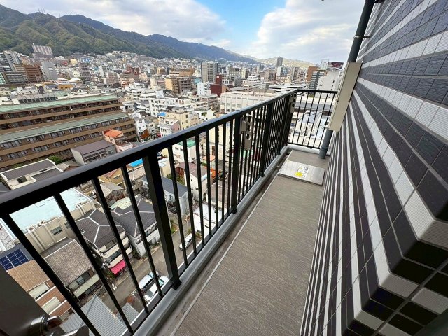 バルコニー　落ち着いた時間を過ごせるバルコニーです