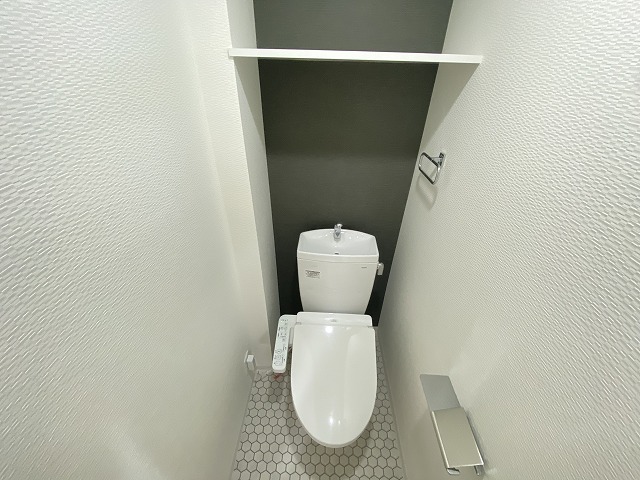 トイレ　ゆったりとした空間のトイレです