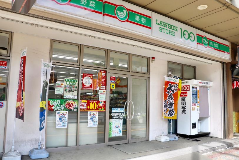 コンビニ　ローソンストア100亀戸2丁目店（コンビニ）まで68m