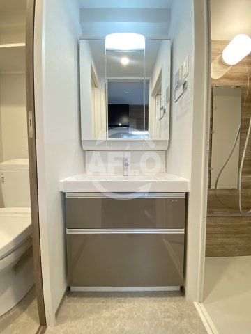 洗面設備　弁天町プライマリーワン　独立洗面台