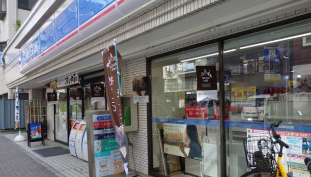 コンビニ　ローソン月島勝どき店（コンビニ）まで80m