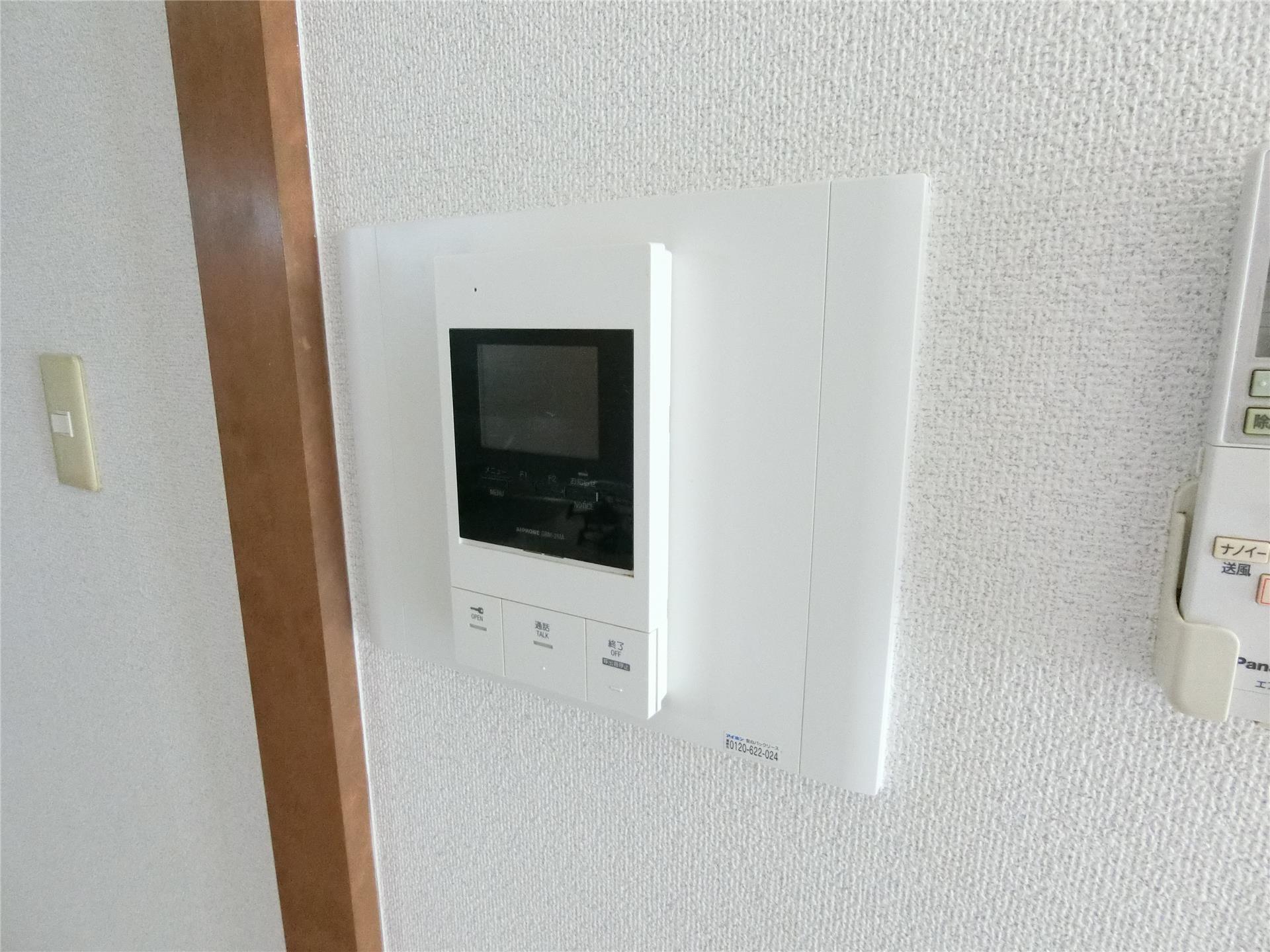 セキュリティ　お部屋から来客者を確認できるTVドアホン♪