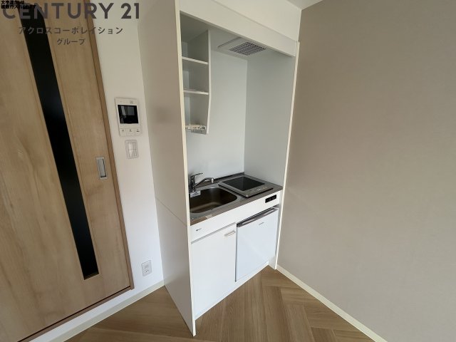 キッチン　ミニ冷蔵庫付きのキッチン♪