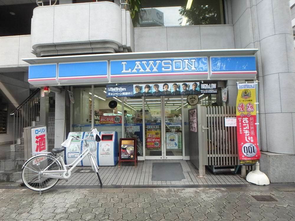 コンビニ　ローソン　谷町４丁目店（コンビニ）まで124m