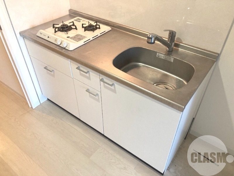 キッチン　２口コンロのシステムキッチン♪