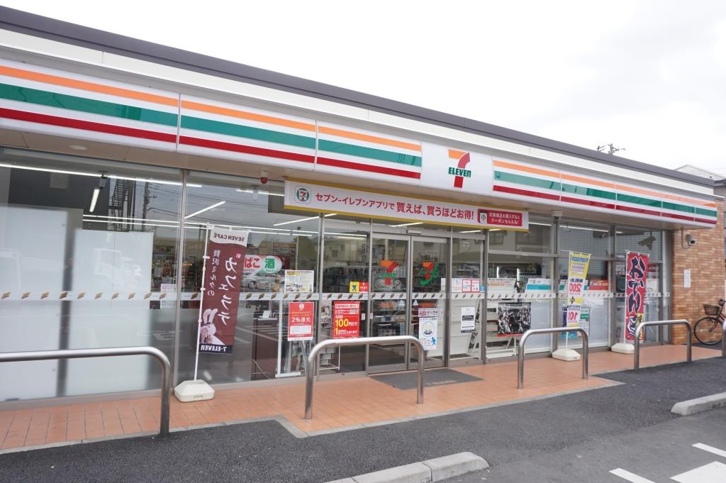 コンビニ　セブンイレブン 越谷神明町2丁目店（コンビニ）まで435m
