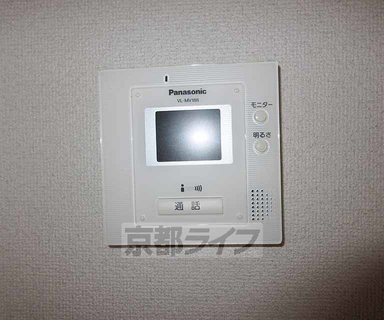 セキュリティ　モニター付きで安心です！