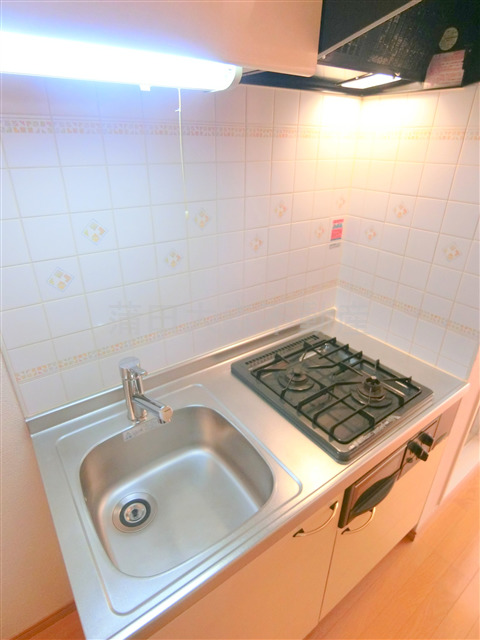 キッチン　2口ガスシステムキッチン