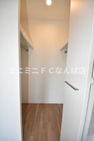 収納　大容量入るウォークインクローゼット！