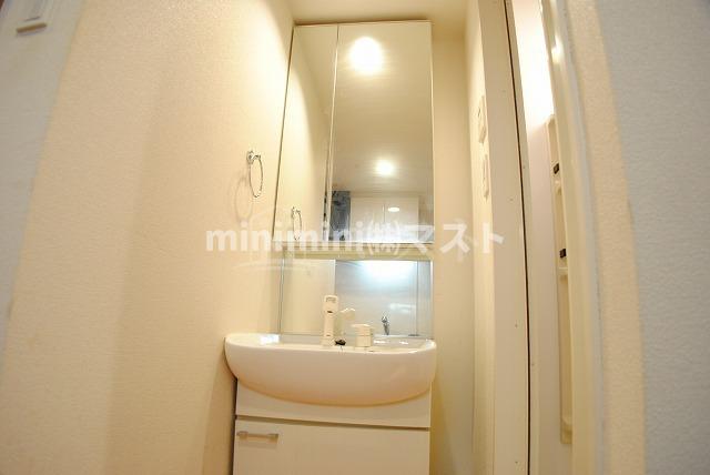 洗面設備　※建物内別間取り、参考写真