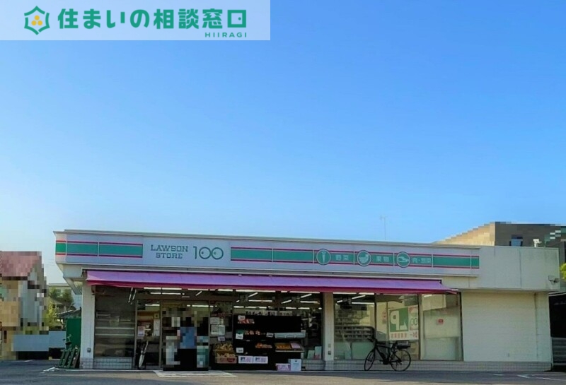 コンビニ　ローソンストア100岡崎竜美ヶ丘店（コンビニ）まで808m
