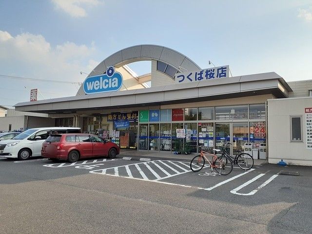 ドラックストア　ウェルシアつくば桜店（ドラッグストア）まで400m