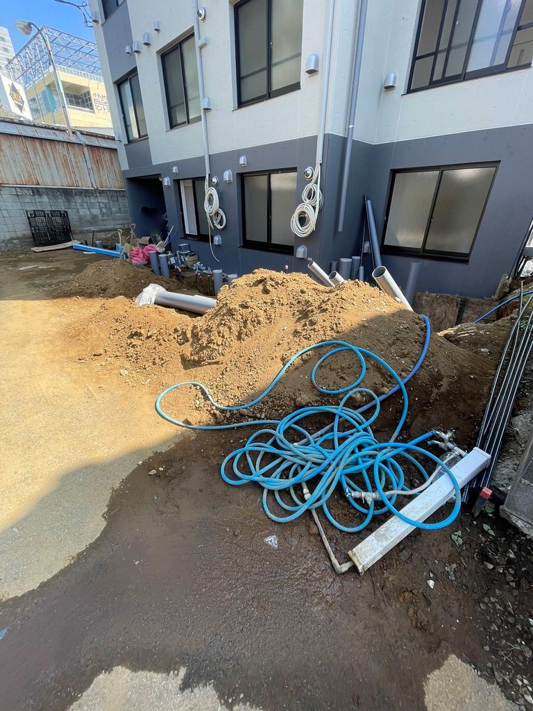 ロビー　建築中