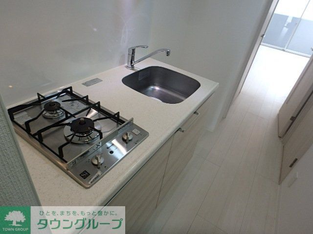 キッチン　システムキッチン（2口ガスコンロ）