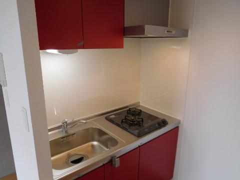 キッチン　２口ガスコンロ付