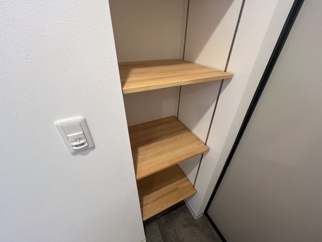 収納　シューズボックスも完備されているため玄関周りをきれいにできま