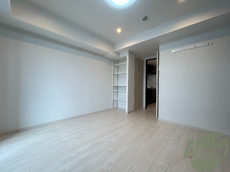 その他部屋・スペース　１Ｋですがベッドも充分入る広さですね。