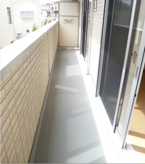 バルコニー　広いバルコニーです(^O^)