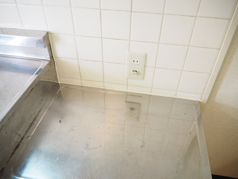 キッチン　電気コンロ設置可