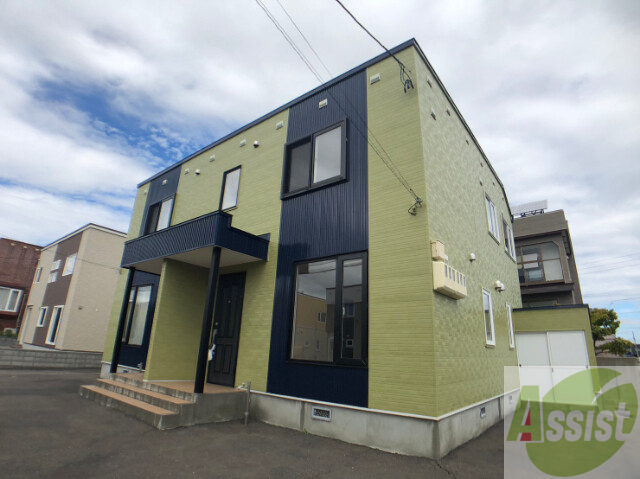 建物外観　札幌市東区東苗穂十二条「一等二戸建東苗穂１２条３丁目」