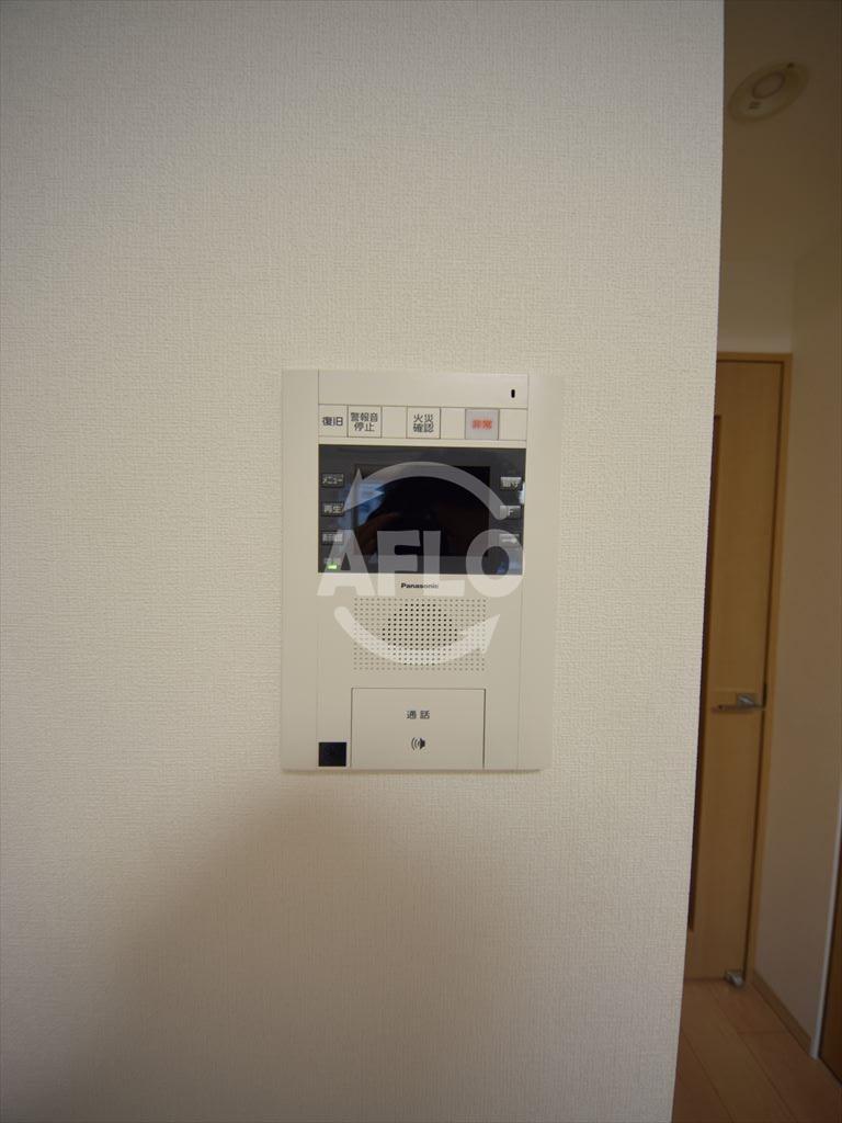 セキュリティ　スプランディッド難波II　ＴＶ付モニターホン