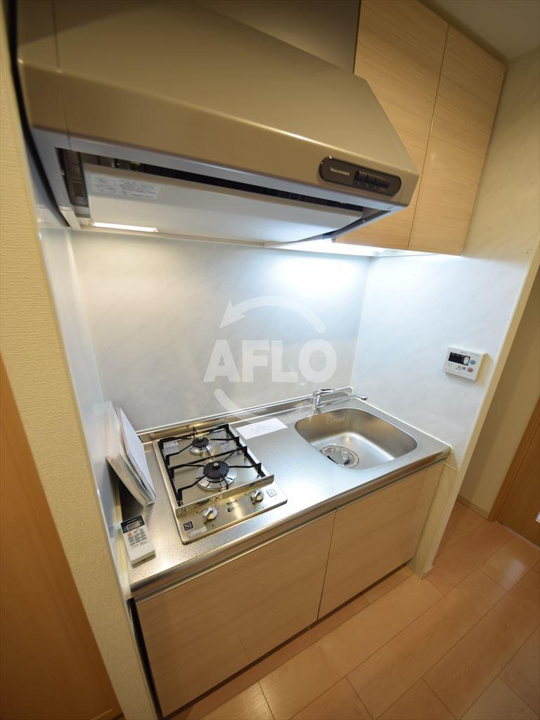 キッチン　スプランディッド難波II　ガス2口コンロシステムキッチン