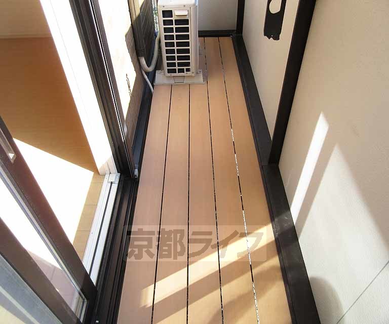 バルコニー　床がオシャレです！