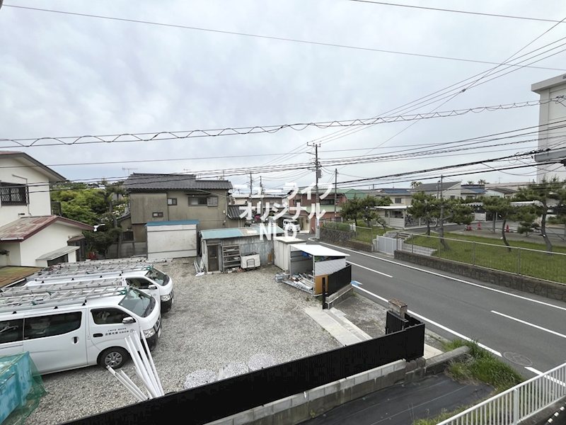 眺望　前面に遮るものが無く開放感があります