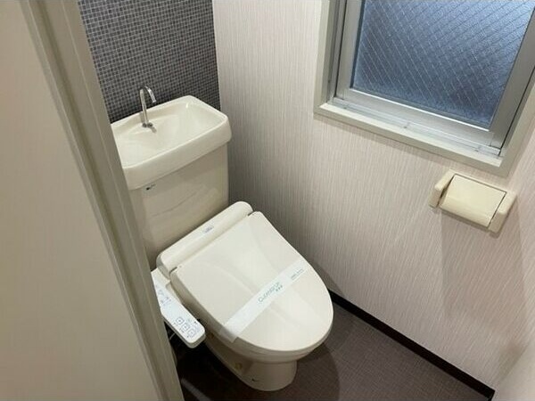 トイレ　ゆったりとした空間のトイレです
