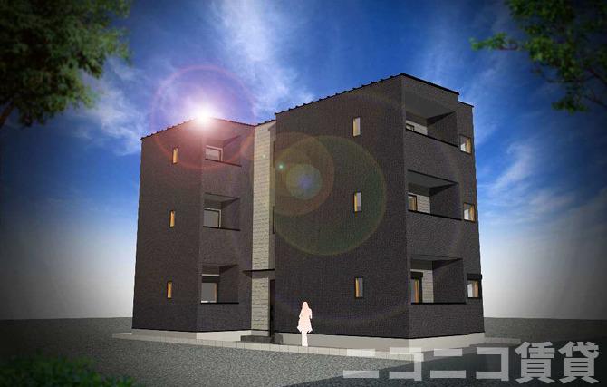 建物外観　建設中のため