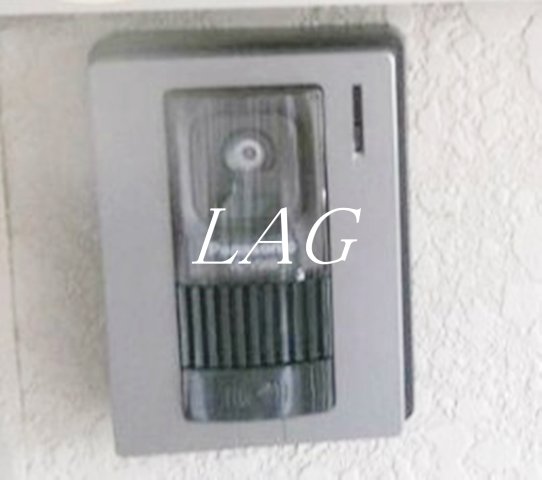 セキュリティ　モニター付きインターフォンです。