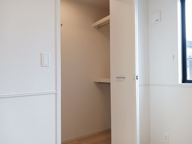 収納　たっぷりとした収納スペースです