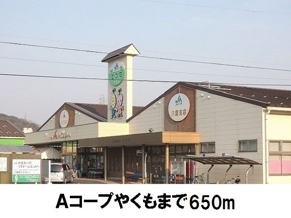 スーパー　Ａコープやくも（スーパー）まで650m