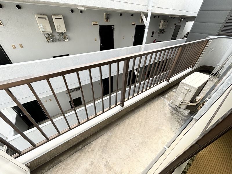 バルコニー　南向きのお部屋です