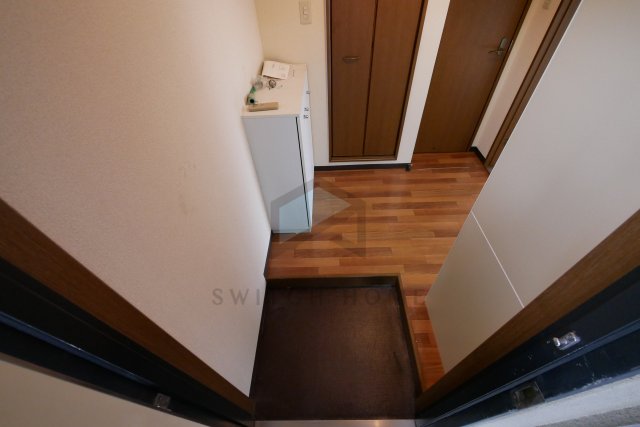 玄関　収納もある玄関です