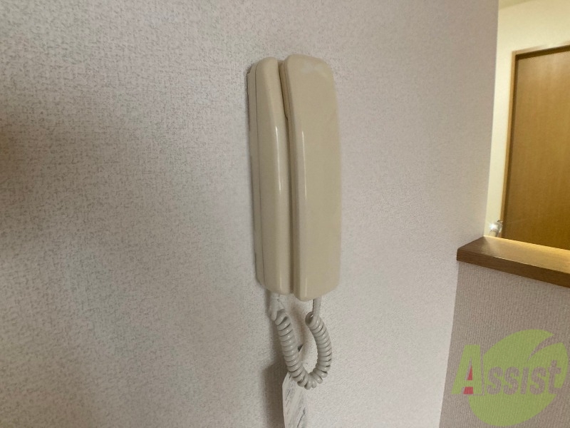 セキュリティ　インターホンは通話ができるので急な訪問があっても安心です。