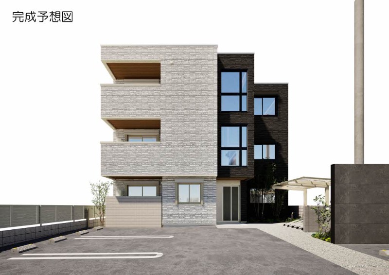 建物外観　完成予想図です